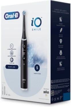 Oral B IO 6N - SMILE Black Lava Elektrische Tandenborstel Ontworpen Door Braun -Oral B 796x1200