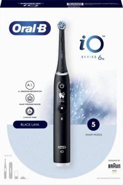 Oral B IO 6N - SMILE Black Lava Elektrische Tandenborstel Ontworpen Door Braun -Oral B 800x1200 1
