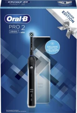 Oral B Oral-B PRO 2 2500 - Zwart - Elektrische Tandenborstel - Met Reisetui -Oral B 811x1200