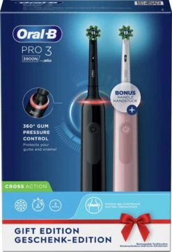 Oral B Oral-B Pro 3 - 3900 - Zwarte En Roze - Elektrische Tandenborstel 17 Oral B Oral-B Pro 3 - 3900 - Zwarte En Roze - Elektrische Tandenborstel -Oral B 817x1200