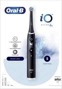 Oral B IO 6N - SMILE Black Lava Elektrische Tandenborstel Ontworpen Door Braun -Oral B 832x1200 2