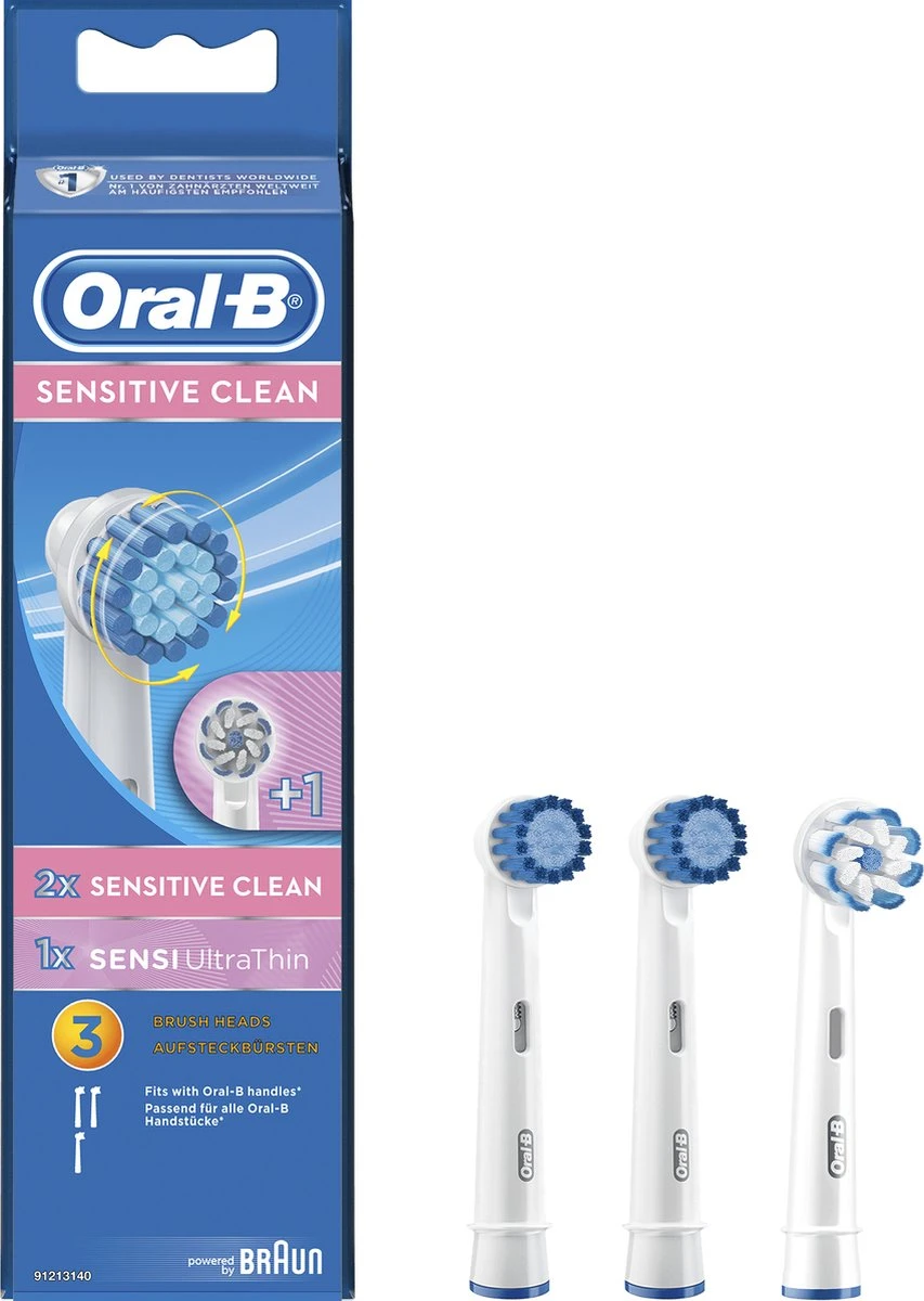 Oral B Ral B Opzetborstel Sensitive Clean 3 Stuks 11 Oral B Ral B Opzetborstel Sensitive Clean 3 Stuks - Afbeelding 9