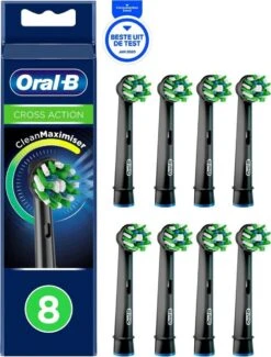 Oral B Oral-B CrossAction - Met CleanMaximiser-technologie - Opzetborstels - Zwart - 8 Stuks -Oral B 913x1200 1