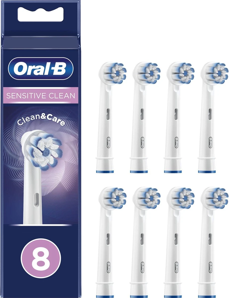 Oral B Oral-B Sensitive Clean - Opzetborstels - 8 Stuks 3 Oral B Oral-B Sensitive Clean - Opzetborstels - 8 Stuks