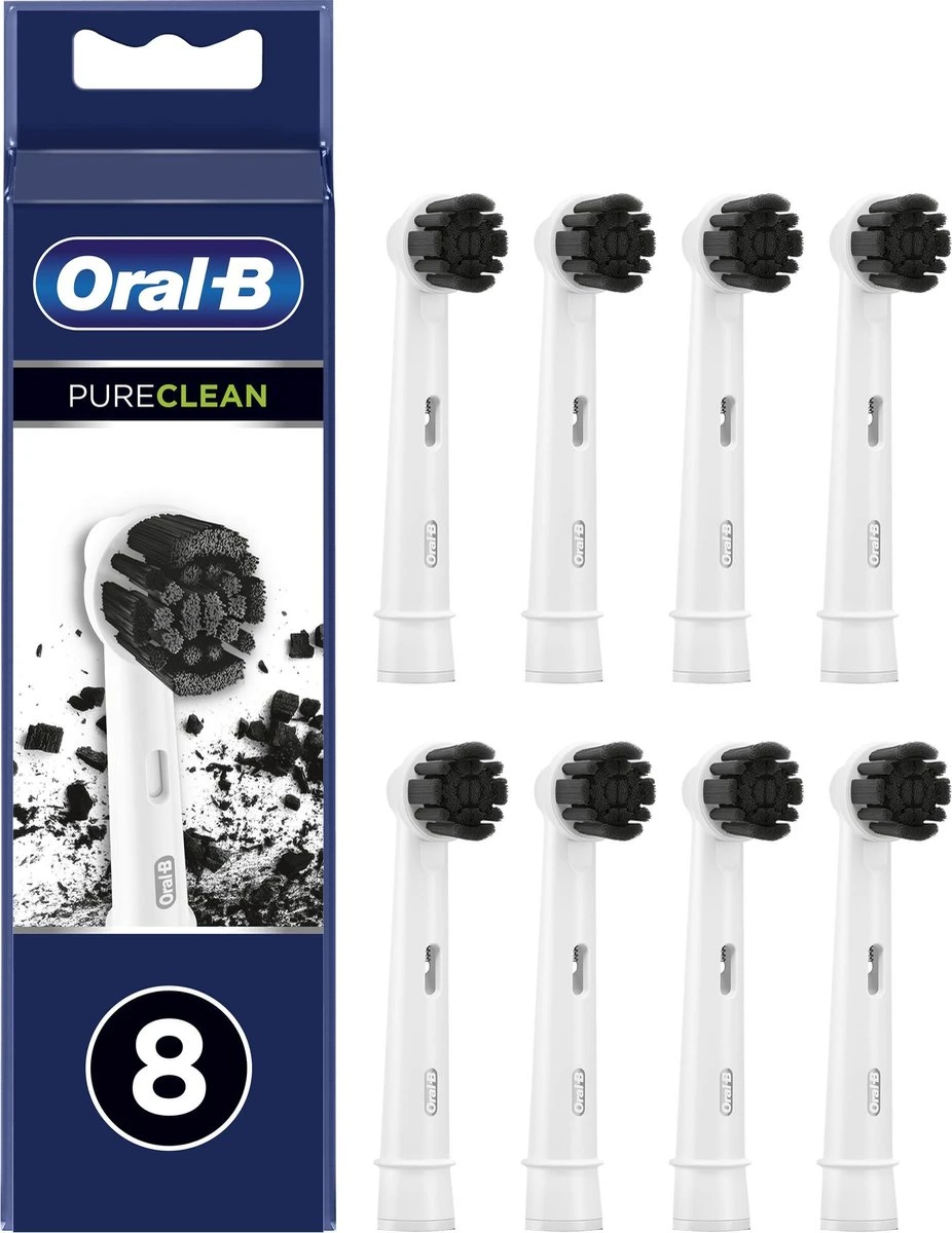 Oral B Oral-B Pure Clean Opzetborstel - 8 Stuks 3 Oral B Oral-B Pure Clean Opzetborstel - 8 Stuks