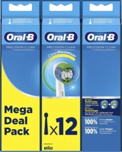Oral B Oral-B Precision Clean - Met CleanMaximiser-technologie - Opzetborstels - 12 Stuks 17 Oral B Oral-B Precision Clean - Met CleanMaximiser-technologie - Opzetborstels - 12 Stuks -Oral B 966x1200 1